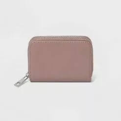 Women's Small Zip Wallet - A New Day™ Black -A New Day popular shop unnamed file 4478