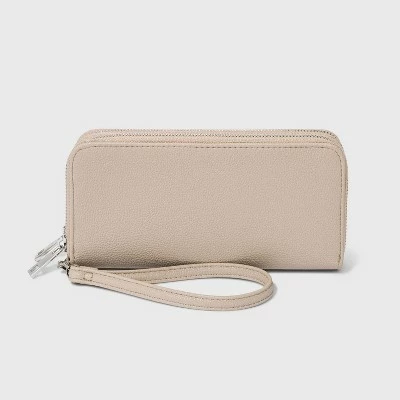 Women's Double Zip Wallet - A New Day™ Brown 13 Women's Double Zip Wallet - A New Day™ Brown - Image 11
