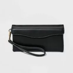 Flap Pouch with Folded Double Interior Wristlet - A New Day™ Blue -A New Day popular shop unnamed file 4538