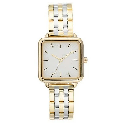 Women's Square Face Watch - A New Day™ Light Silver -A New Day popular shop unnamed file 4577