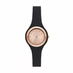 Women's Rubber Unibody Strap Watch - A New Day™ Blush/rose Gold