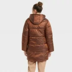 Women's Mid Length Shine Puffer Jacket - A New Dayâ„¢