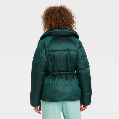 Women's Medium Length Shine Puffer Jacket - A New Day™ 3 Women's Medium Length Shine Puffer Jacket - A New Day™