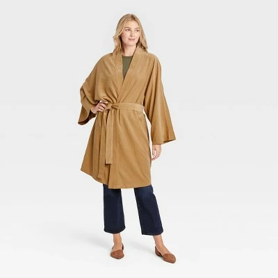 Women's Faux Suede Duster - A New Day™ 5 Women's Faux Suede Duster - A New Day™ - Image 3