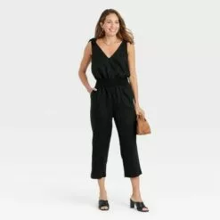Women's Sleeveless Tie-Shoulder Jumpsuit - A New Day™ 8 Women's Sleeveless Tie-Shoulder Jumpsuit - A New Day™ -A New Day popular shop unnamed file 670