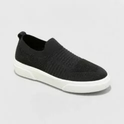 Women's Khloe Knit Sneakers - A New Day™ Black -A New Day popular shop unnamed file 71