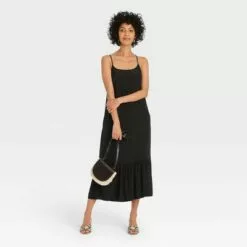 Women's Sleeveless Ruffle Hem Dress - A New Day™ 8 Women's Sleeveless Ruffle Hem Dress - A New Day™ -A New Day popular shop unnamed file 722