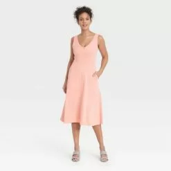 Women's Sleeveless Rib Knit Ballet Dress - A New Day™ -A New Day popular shop unnamed file 730