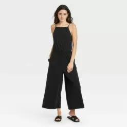 Women's Sleeveless Smocked Waist Jumpsuit - A New Day™ 8 Women's Sleeveless Smocked Waist Jumpsuit - A New Day™ -A New Day popular shop unnamed file 738