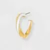 Twisted Hoop Earrings - A New Day™ White -A New Day popular shop unnamed file 754