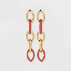 Dangle Link Earrings - A New Day™ Black -A New Day popular shop unnamed file 764