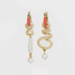 Huggie Hoop Earrings - A New Day™ Rust -A New Day popular shop unnamed file 780