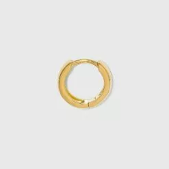 14K Gold Plated Huggie Hoop Earrings - A New Day™
