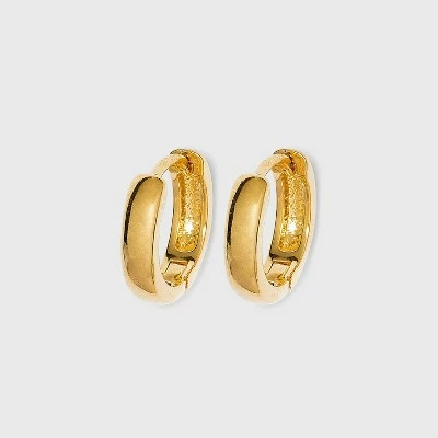 14K Gold Plated Huggie Hoop Earrings - A New Day™ 5 14K Gold Plated Huggie Hoop Earrings - A New Day™ - Image 3