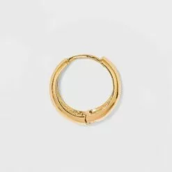 Hinge Hoop Earrings - A New Day™ Gold