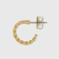 Hoop Earring Set 3pc - A New Day™ Gold