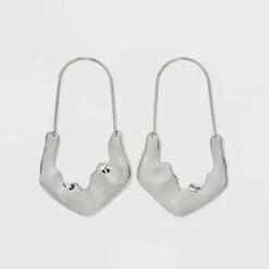 Molten Hammered Hoop Earrings - A New Day™ Gold -A New Day popular shop unnamed file 922