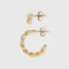 Stud and Frozen Chain Hoop Trio Earrings - A New Day™ Gold 2 Stud and Frozen Chain Hoop Trio Earrings - A New Day™ Gold -A New Day popular shop unnamed file 968
