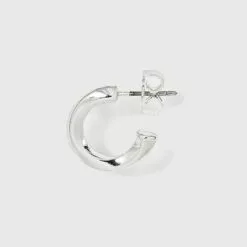 Multi Shape Hoop Trio Earrings - A New Day™ Silver